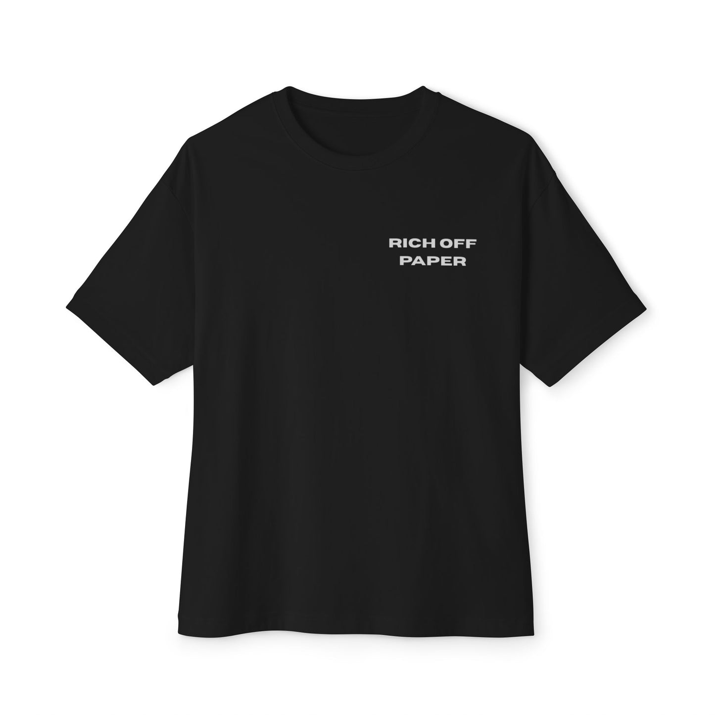 RICH OFF PAPER BOXY TEE