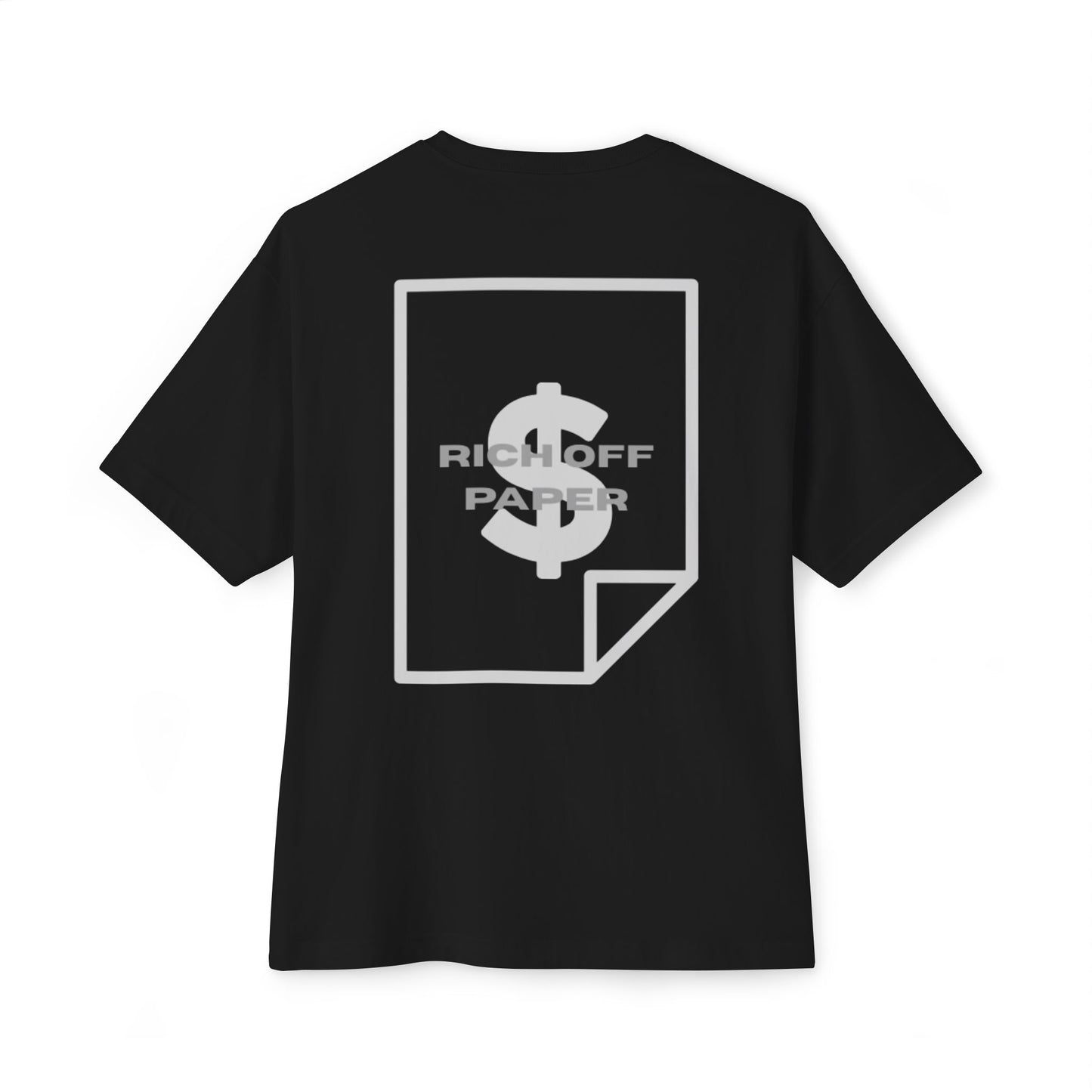 RICH OFF PAPER BOXY TEE